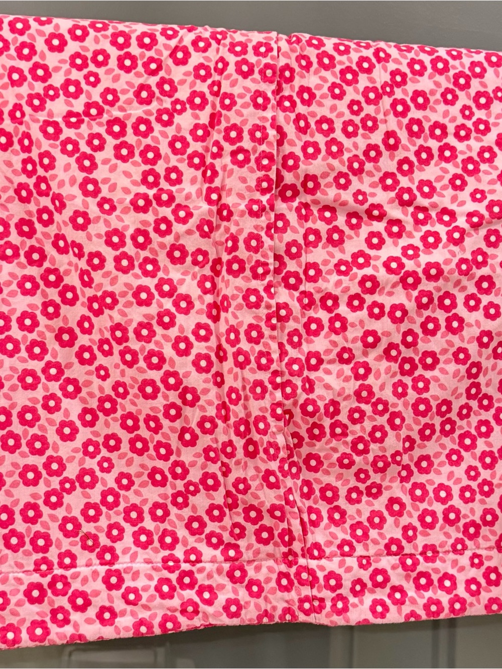Circo Pink and Lime Floral Ladybug Quilt Set gently used full/queen size - Picture 14 of 14